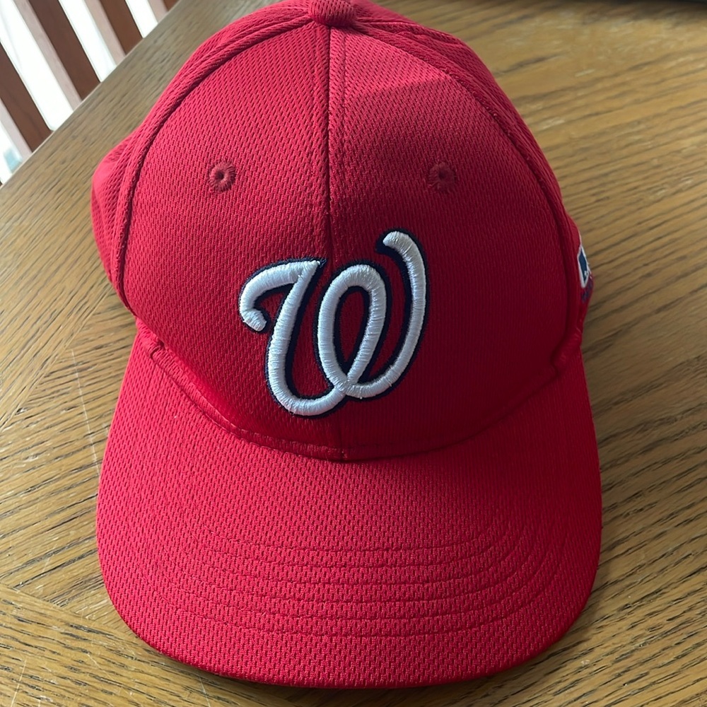 Youth Washington Nationals Baseball Cap Strapback Hat Team MLB Red